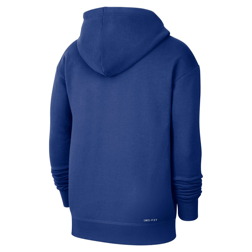 New York Knicks Courtside Standard Issue Premium Performance Pullover Hoodie Blue | Nike Lifestyle