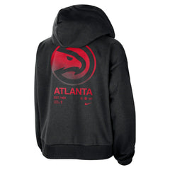 Atlanta Hawks Women's Courtside Standard Issue Performance Pullover Hoodie Black | Nike Near Me
