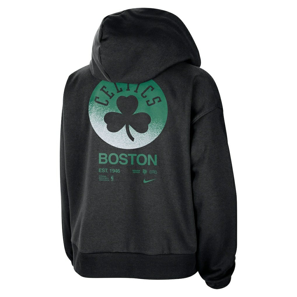 Boston Celtics Women's Courtside Standard Issue Performance Pullover Hoodie Black | Nike online