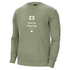 Boston Celtics Jordan Brand Courtside Statement Edition Heavyweight Pullover Sweatshirt Green