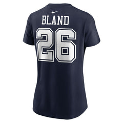 Nike DaRon Bland Dallas Cowboys Women's Player Name & Number T-Shirt Navy