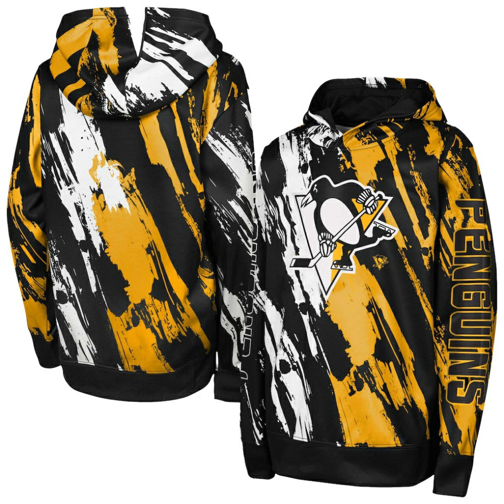 Pittsburgh Penguins Preschool Master Snipe Pullover Hoodie - Black - NHL 201002354
