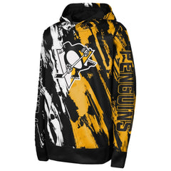 Pittsburgh Penguins Preschool Master Snipe Pullover Hoodie - Black - NHL 201002354