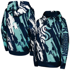 Seattle Kraken Preschool Master Snipe Pullover Hoodie - Deep Sea Blue - NHL 201002358