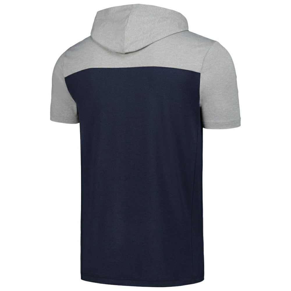 Tampa Bay Rays New Era Active Brushed Hoodie T-Shirt - Navy - New Era Discount
