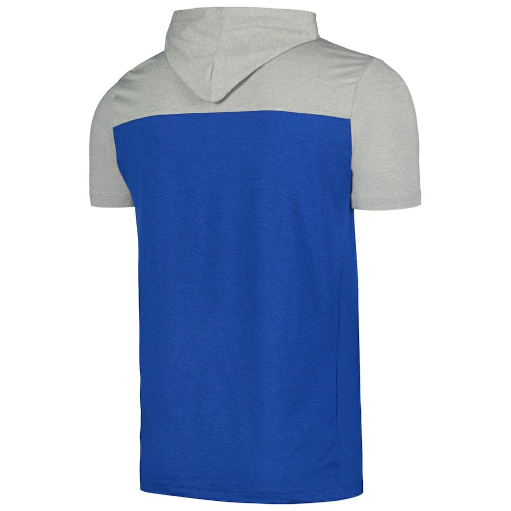 Chicago Cubs New Era Active Brushed Hoodie T-Shirt - Royal - New Era Discount