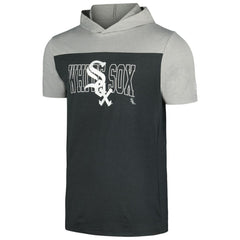 Chicago White Sox New Era Active Brushed Hoodie T-Shirt - Black - New Era Discount