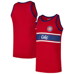 Chicago Cubs New Era Jersey Ringer Tank Top - Red - New Era Discount