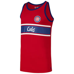 Chicago Cubs New Era Jersey Ringer Tank Top - Red - New Era Discount