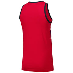 Atlanta Braves New Era Jersey Ringer Tank Top - Red - New Era Lifestyle
