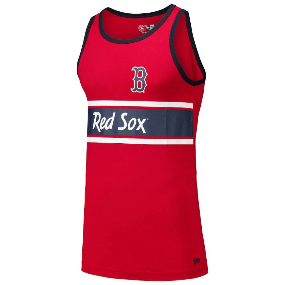Boston Red Sox New Era Jersey Ringer Tank Top - Red - New Era Discount