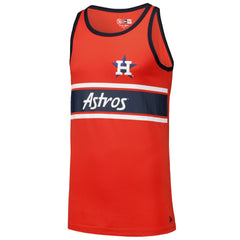 Houston Astros New Era Jersey Ringer Tank Top - Orange - New Era Online
