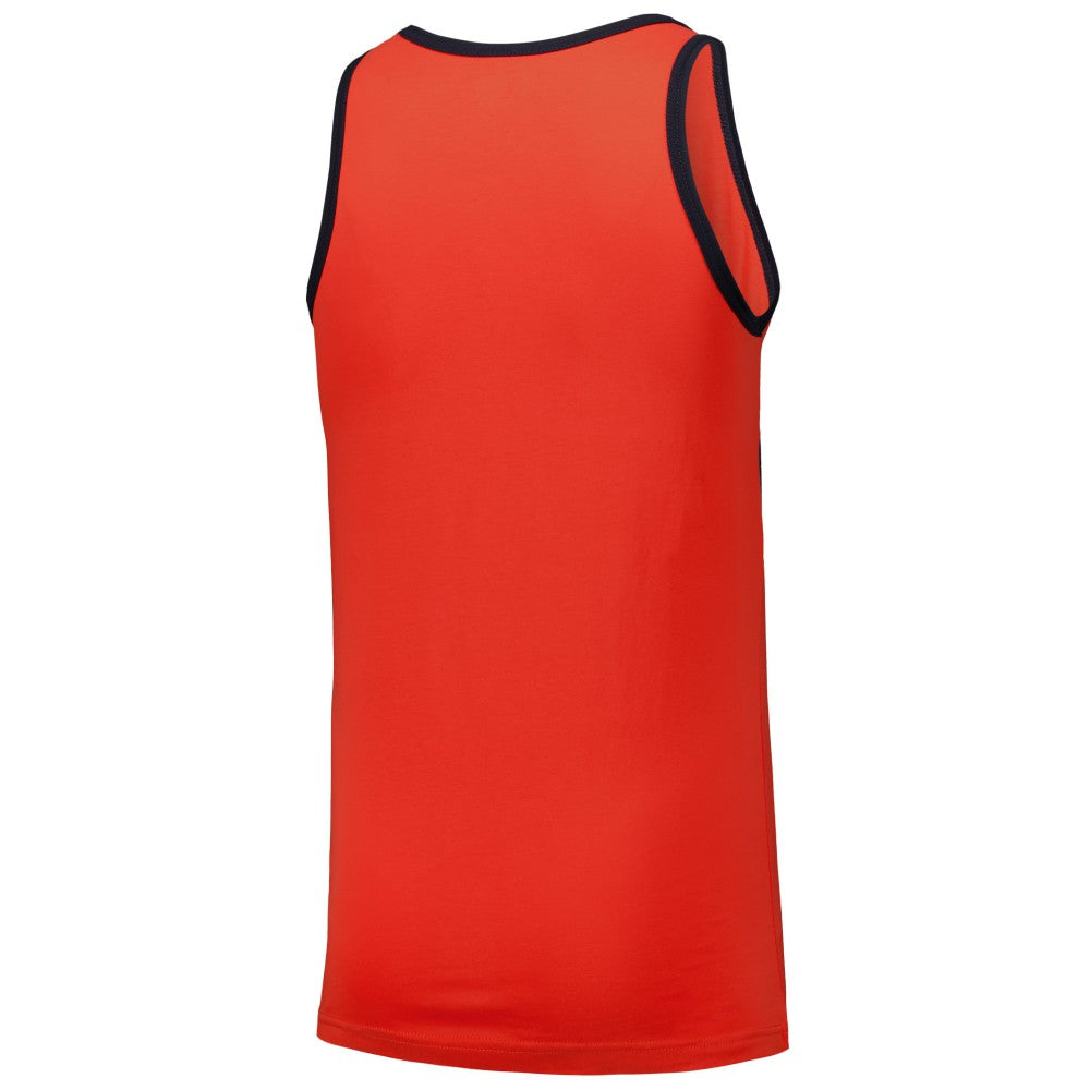 Houston Astros New Era Jersey Ringer Tank Top - Orange - New Era Online