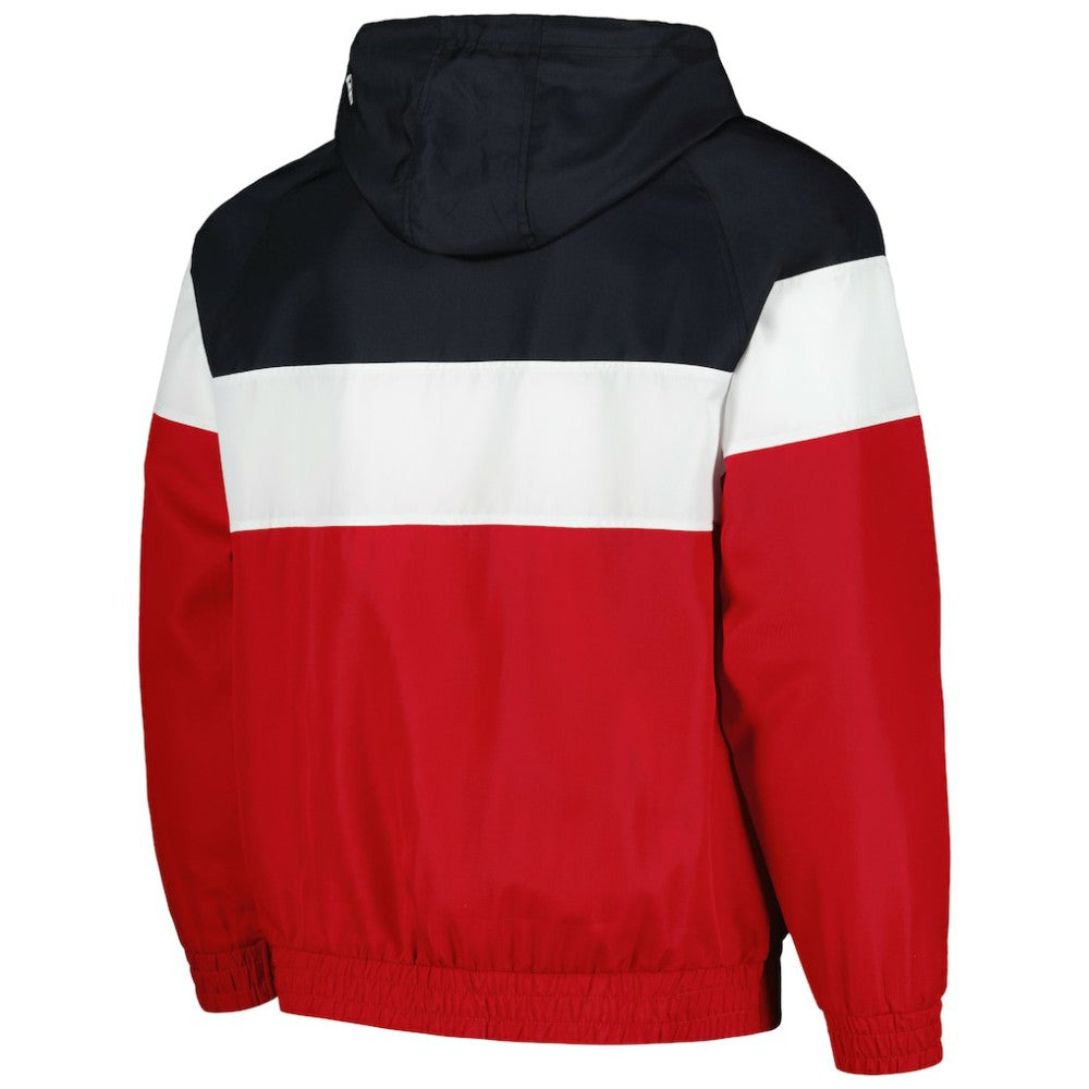 St. Louis Cardinals New Era Ripstop Raglan Quarter-Zip Hoodie Windbreaker Jacket - Red - New Era on Sale