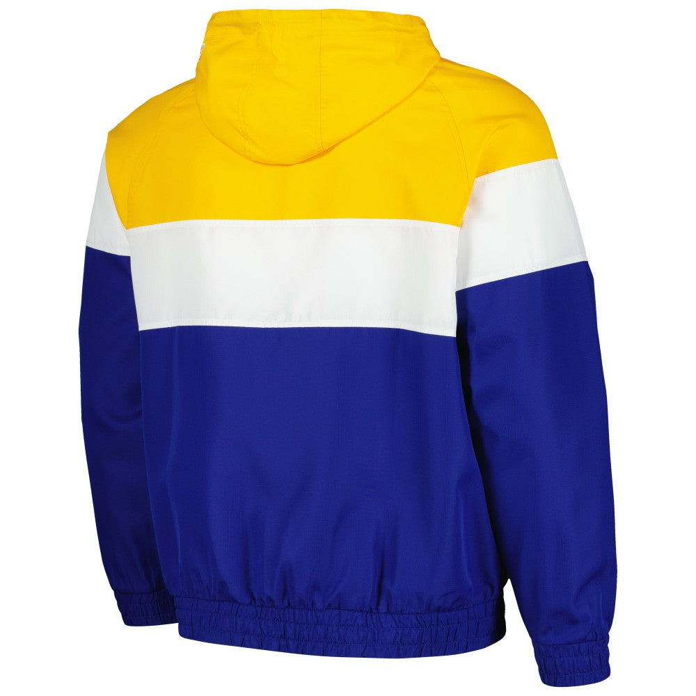 Milwaukee Brewers New Era Ripstop Raglan Quarter-Zip Hoodie Windbreaker Jacket - Royal - New Era on Sale