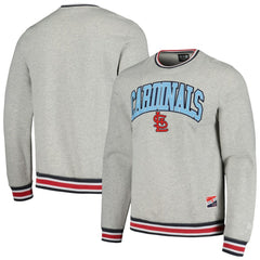 St. Louis Cardinals New Era Throwback Classic Pullover Sweatshirt - Heather Gray - New Era Online