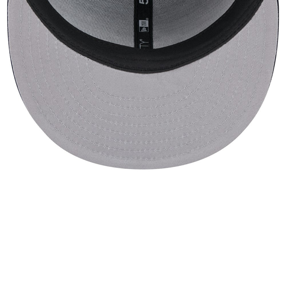 Miami Marlins New Era White Logo 59FIFTY Fitted Hat - Navy - New Era Sale