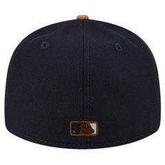 New York Yankees New Era Team Suede Visor Low Profile 59FIFTY Fitted Hat - Navy - New Era on Sale