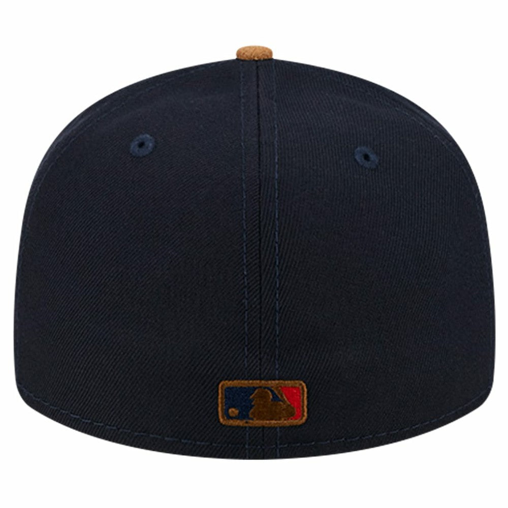 Boston Red Sox New Era Team Suede Visor Low Profile 59FIFTY Fitted Hat - Navy - New Era Online