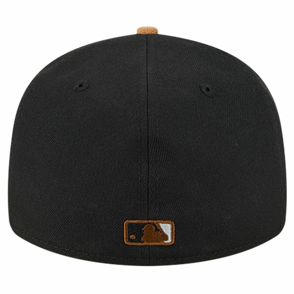Chicago White Sox New Era Team Suede Visor Low Profile 59FIFTY Fitted Hat - Black - New Era Sale