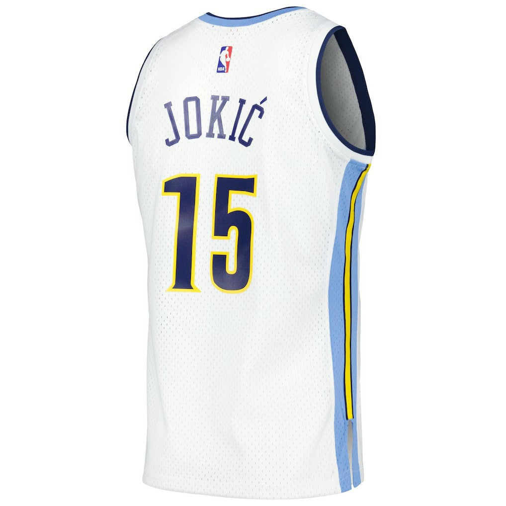 Nikola Jokic Denver Nuggets 2016/17 Throwback Swingman Jersey for sale White | Mitchell & Ness outlet