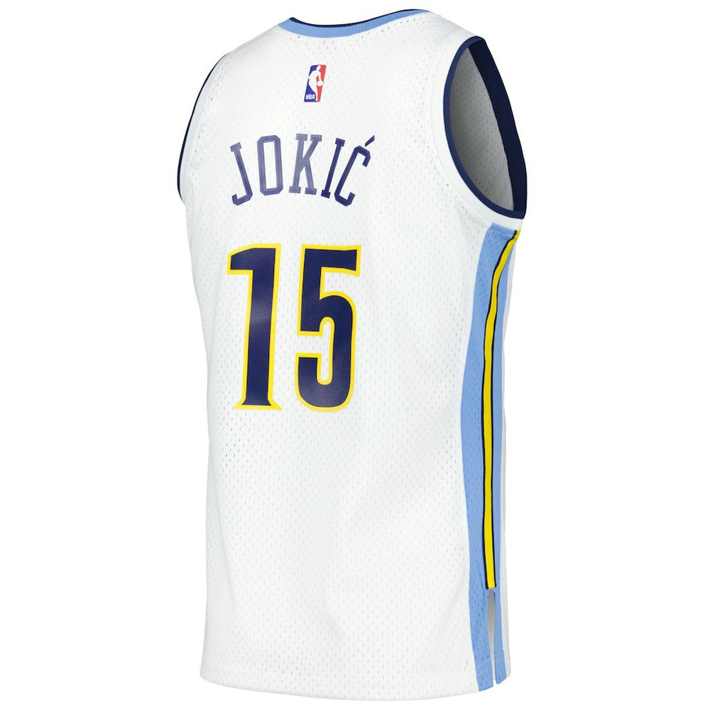 Nikola Jokic Denver Nuggets 2016/17 Throwback Swingman Jersey for sale White | Mitchell & Ness outlet