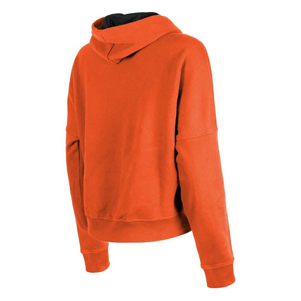 Cincinnati Bengals New Era Women's Boxy Pullover Hoodie Orange