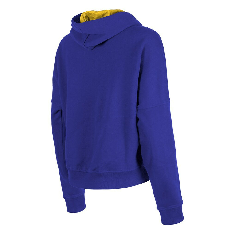 Minnesota Vikings New Era Women's Boxy Pullover Hoodie Purple