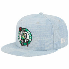Boston Celtics Injection Denim Patchwork 9FIFTY Snapback Hat Denim | New Era Lifestyle