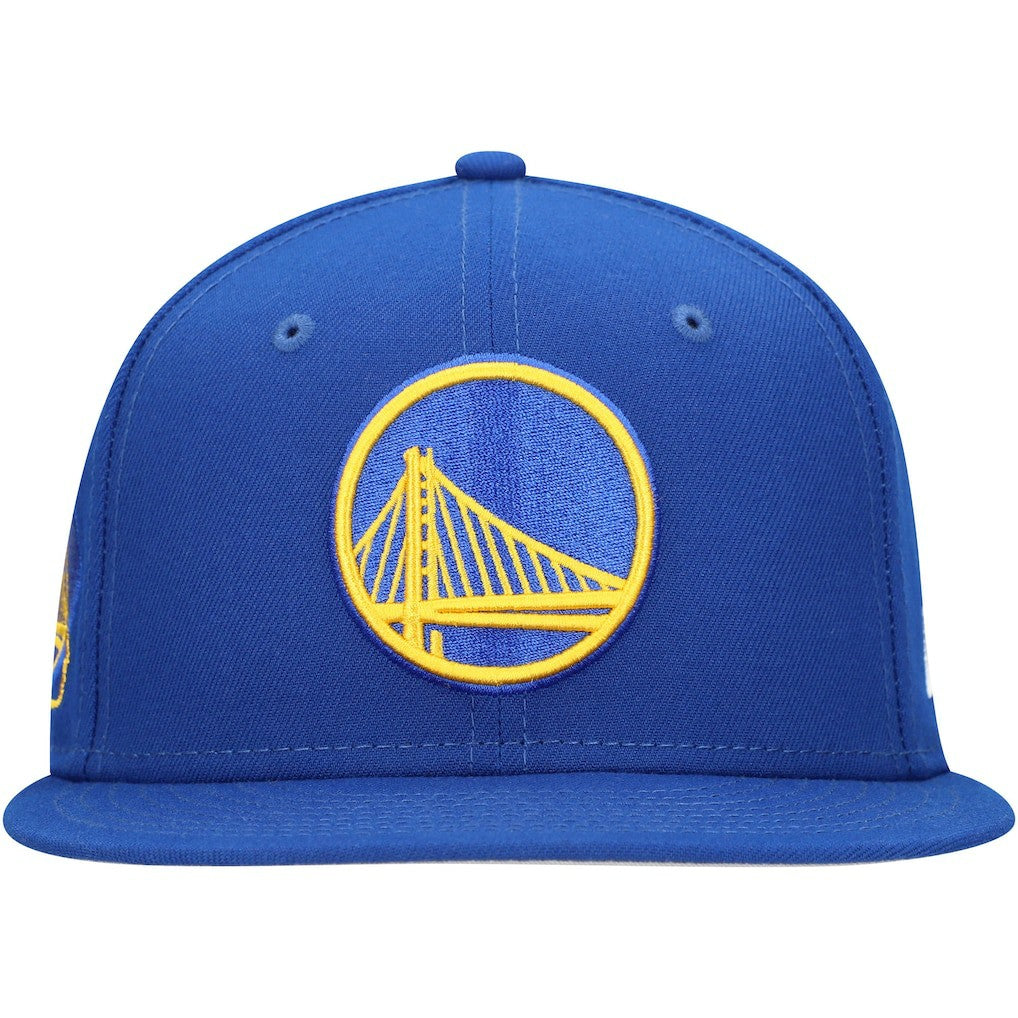 Golden State Warriors Injection State Outline 9FIFTY Snapback Hat for sale Royal | New Era Lifestyle