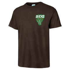 Milwaukee Bucks '47 Vintage Tubular Dagger Tradition Premium T-Shirt Brown | 47 brand Near Me