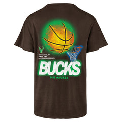 Milwaukee Bucks '47 Vintage Tubular Dagger Tradition Premium T-Shirt Brown | 47 brand Near Me