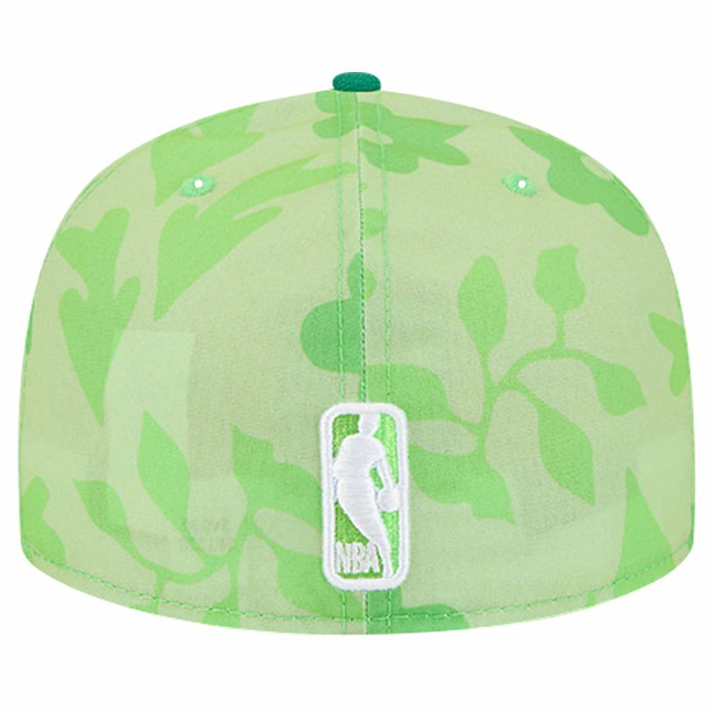 Boston Celtics Palm Fronds 2-Tone 59FIFTY Fitted Hat Kelly Green | New Era Lifestyle