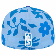 Golden State Warriors Palm Fronds 2-Tone 59FIFTY Fitted Hat for sale Royal | New Era
