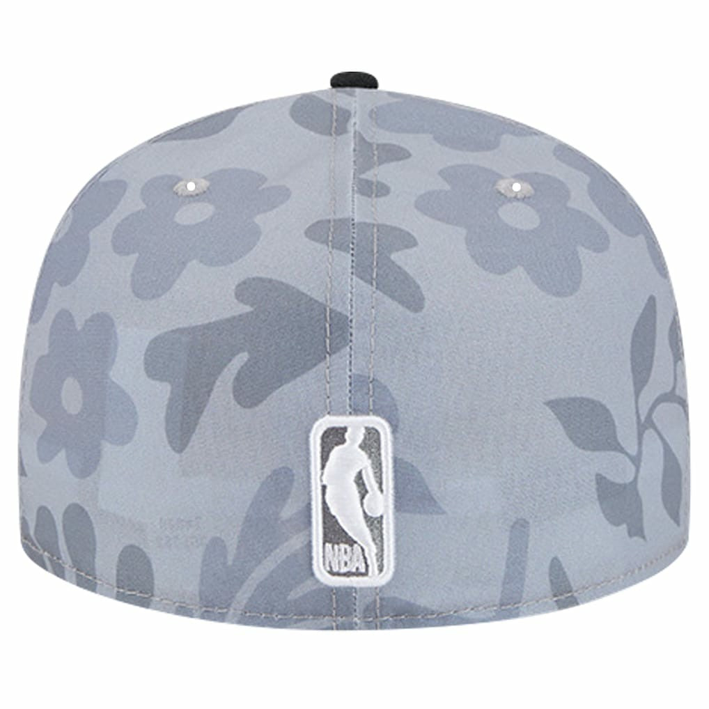 Chicago Bulls Palm Fronds 2-Tone 59FIFTY Fitted Hat Gray | New Era for sale