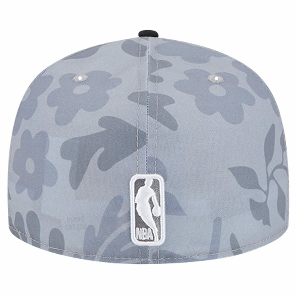 Chicago Bulls Palm Fronds 2-Tone 59FIFTY Fitted Hat Gray | New Era for sale