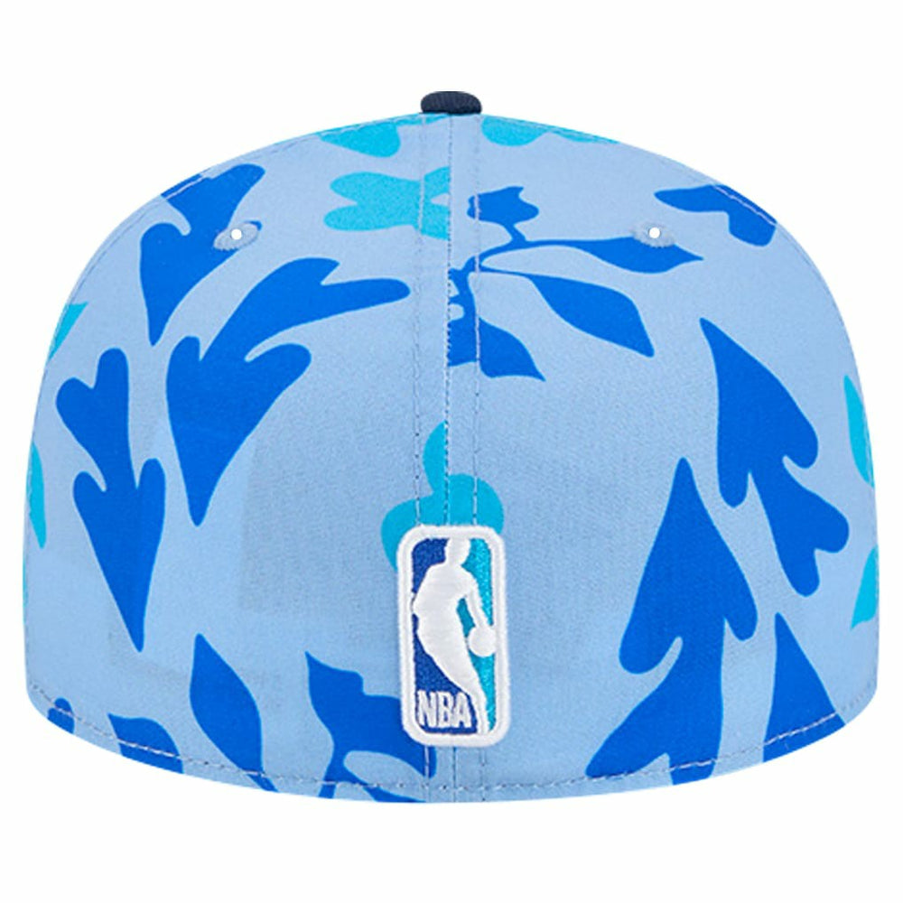 Denver Nuggets Palm Fronds 2-Tone 59FIFTY Fitted Hat for sale Blue | New Era discount
