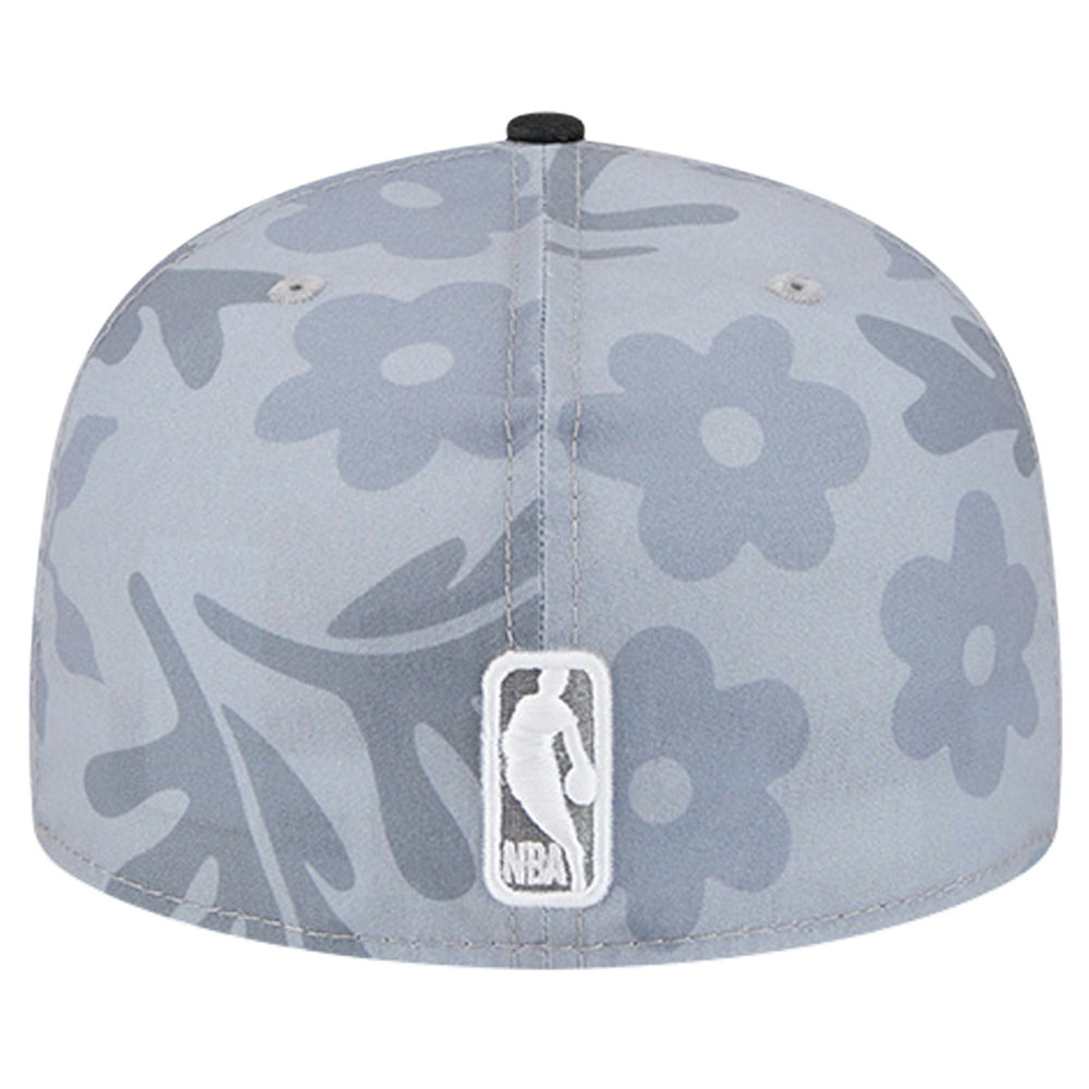 Miami Heat Palm Fronds 2-Tone 59FIFTY Fitted Hat Gray | New Era outlet