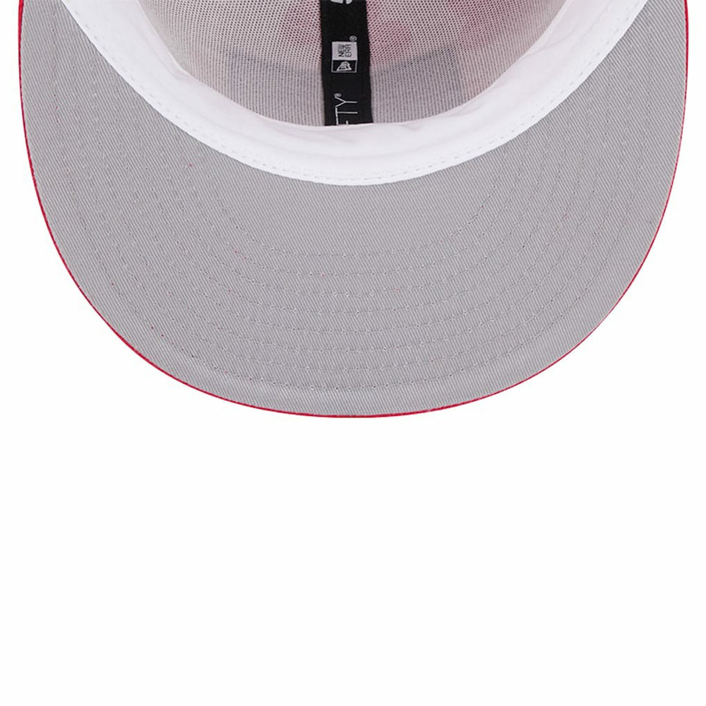 Atlanta Hawks Palm Fronds 2-Tone 59FIFTY Fitted Hat Red | New Era
