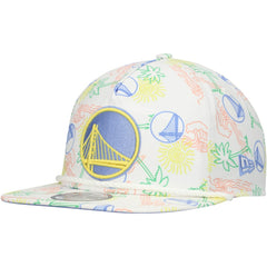 Golden State Warriors Palm Trees and Waves Golfer Adjustable Hat for sale White | New Era for sale