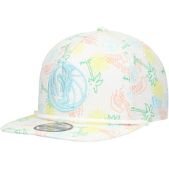 Dallas Mavericks Palm Trees and Waves Golfer Adjustable Hat for sale White | New Era Near Me