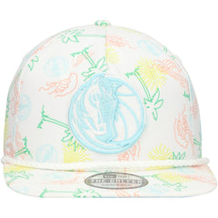 Dallas Mavericks Palm Trees and Waves Golfer Adjustable Hat for sale White | New Era Near Me