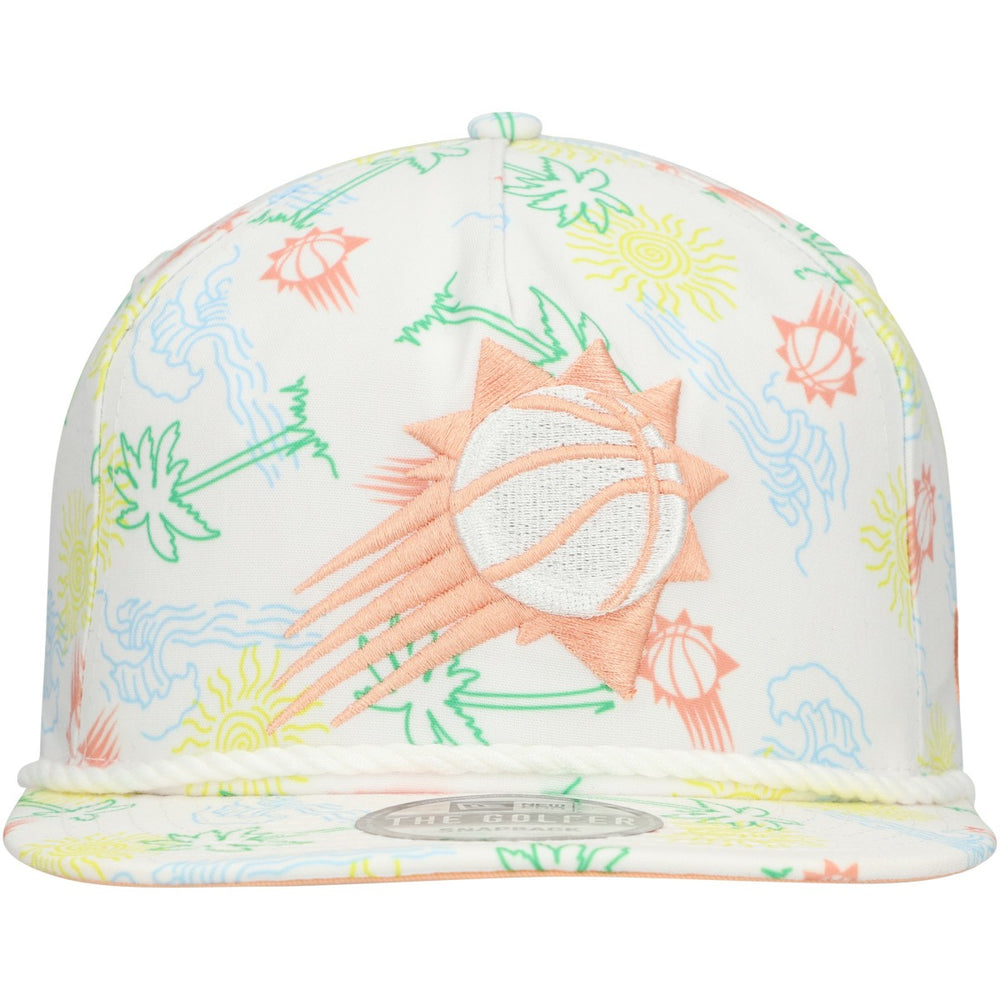 Phoenix Suns Palm Trees and Waves Golfer Adjustable Hat White | New Era for sale