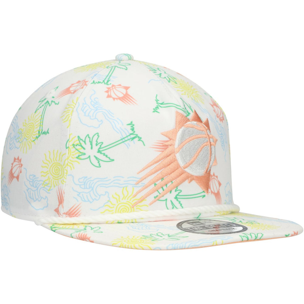 Phoenix Suns Palm Trees and Waves Golfer Adjustable Hat White | New Era for sale