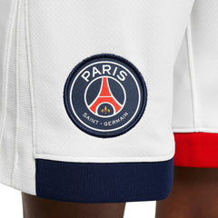 Paris Saint-Germain Youth 2024/25 Away Stadium Shorts White - Nike