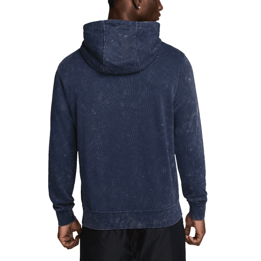 Paris Saint-Germain Club Washed Pullover Hoodie Navy - Nike outlet
