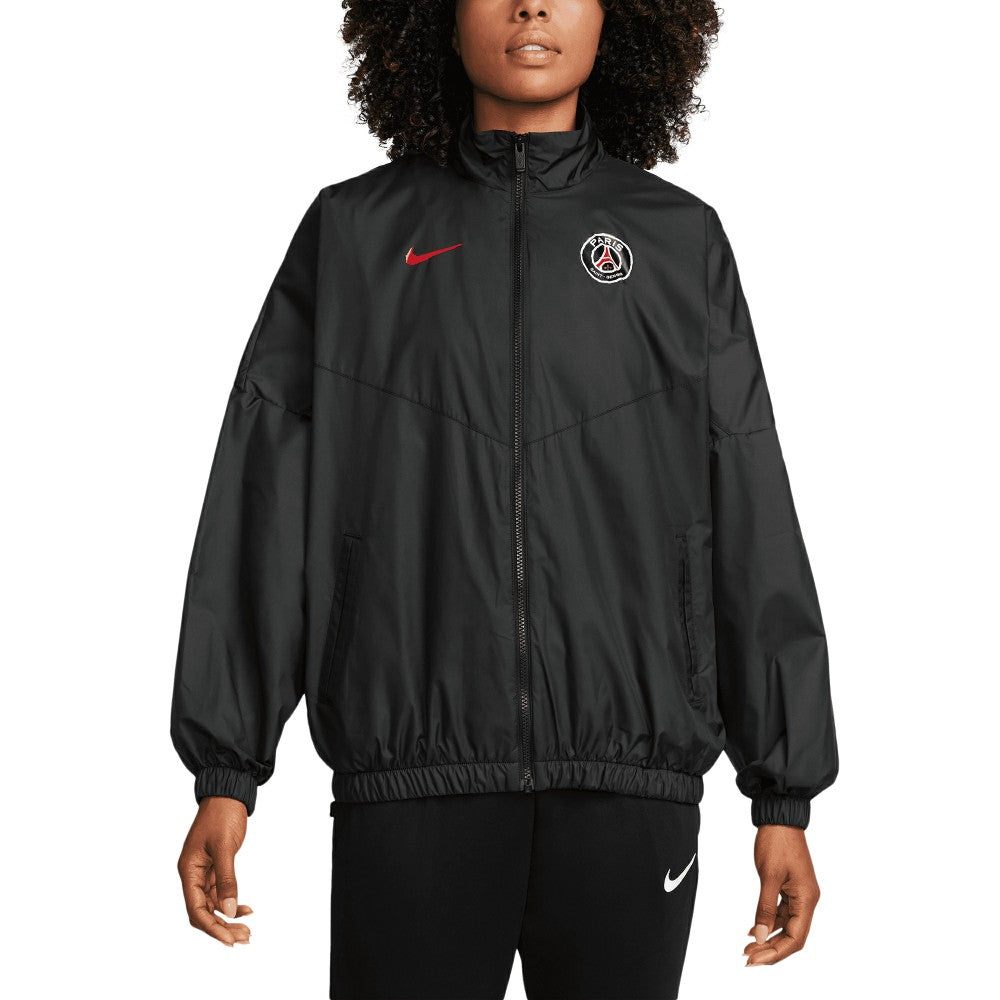 Paris Saint-Germain Women's Essential Windrunner Full-Zip Jacket Black - Nike cheap