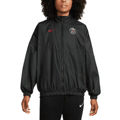 Paris Saint-Germain Women's Essential Windrunner Full-Zip Jacket Black - Nike cheap