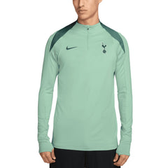 Tottenham Hotspur 2024/25 Third Strike Drill Performance Quarter-Zip Pullover Top Green - Nike