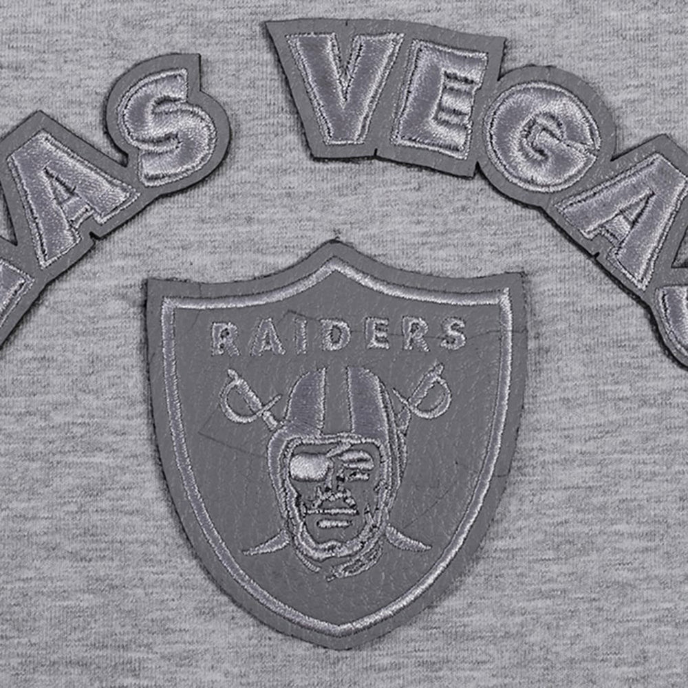 Las Vegas Raiders Pro Standard Women's Triple Tonal Racerback Tank Top Gray